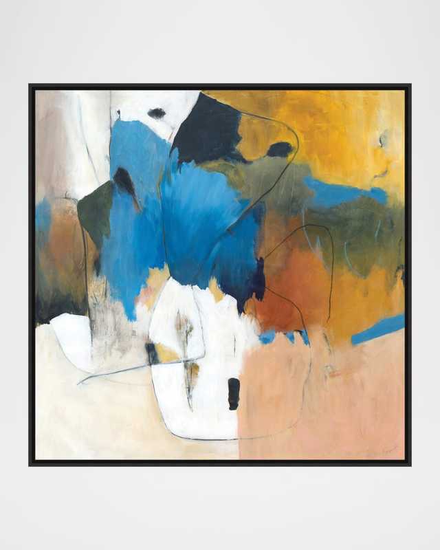 "Open Late" Framed Giclee by Susie Zol, 48.5" Square